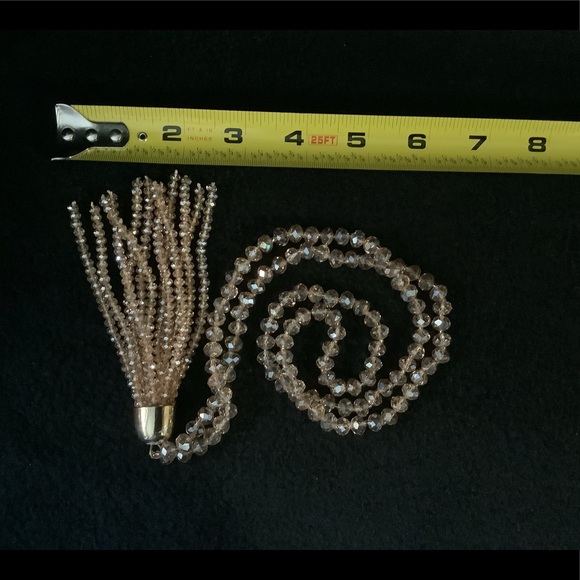 Holiday Sparkle Tassel Necklace - Picture 7 of 9